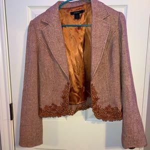 brown blazer jacket